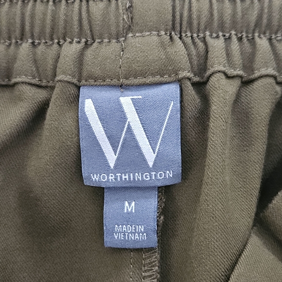 Worthington Olive Paperbag Shorts Size Medium - Picture 8 of 9